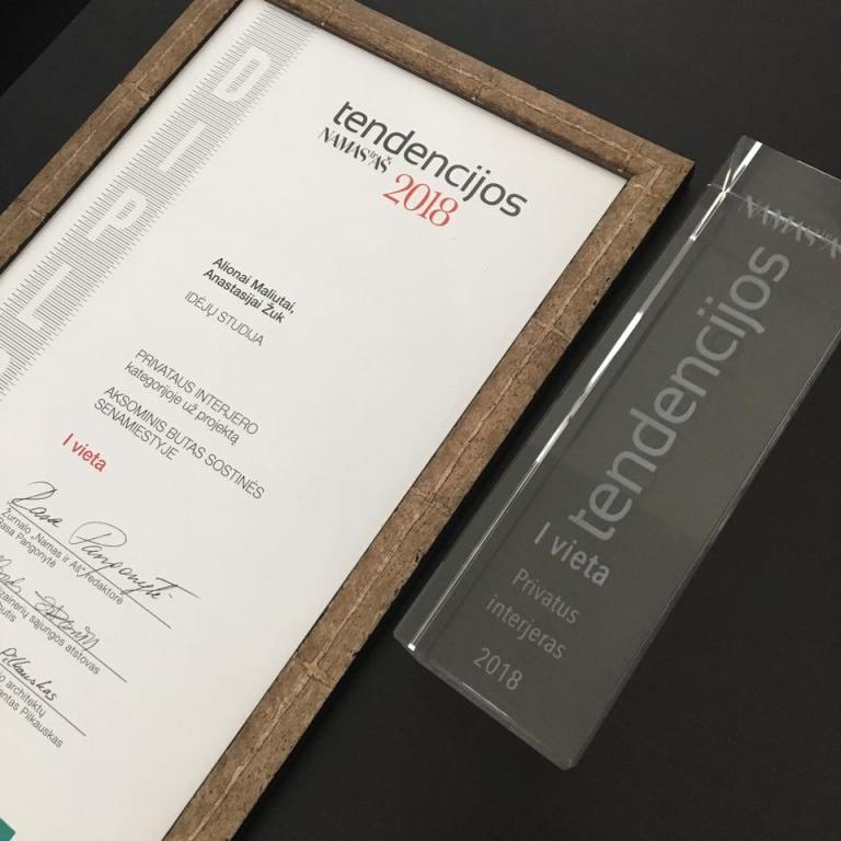 trndencijos privatus interjeras 1 vieta